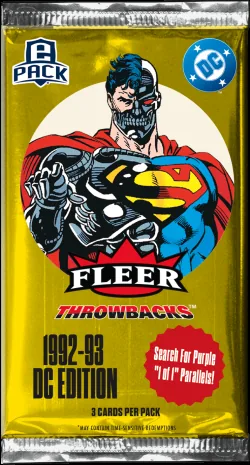2026 Fleer Throwbacks 1992-93 DC Edition box