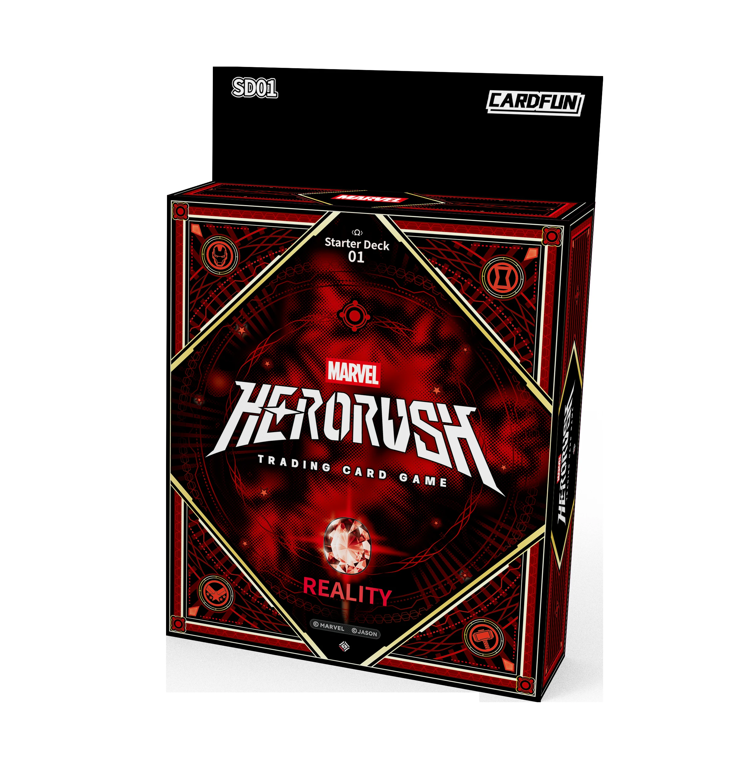 2026 Card Fun Marvel Hero Rush Starter Decks box
