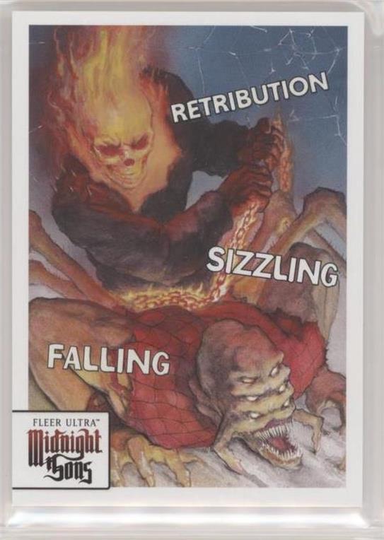 Midnight Sons Unlimited #3 - Ghost Rider Pulling Spider X