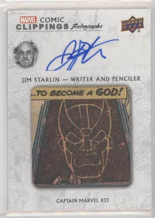 Jim Starlin - Writer and Penciller, Captain Marvel #33