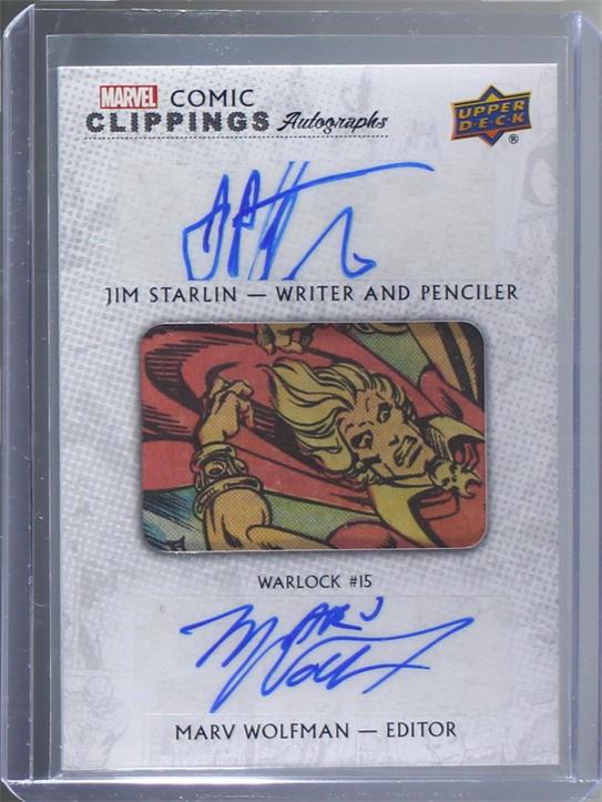 Jim Starlin - Writer and Penciller/Marv Wolfman - Editor, Warlock #15