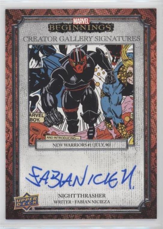 Fabian Nicieza - Night Thrasher/New Warriors #1 (1990)