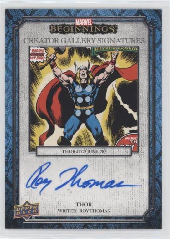 Roy Thomas - Thor/The Mighty Thor #272