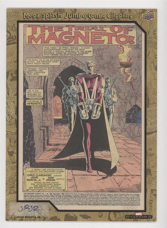 X-Men, Issue 196, Page 1 - Professor X Title Page