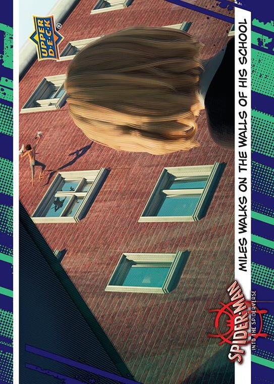 Miles Walks on the Walls of his School