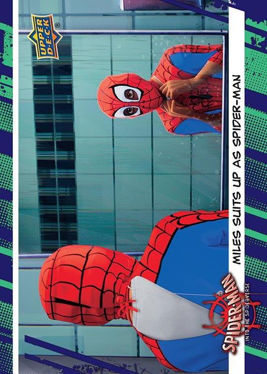 Miles Suits up as Spider-Man