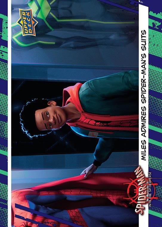 Miles Admires Spider-Man's Suits