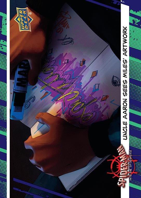 Uncle Aaron sees Miles' Artwork